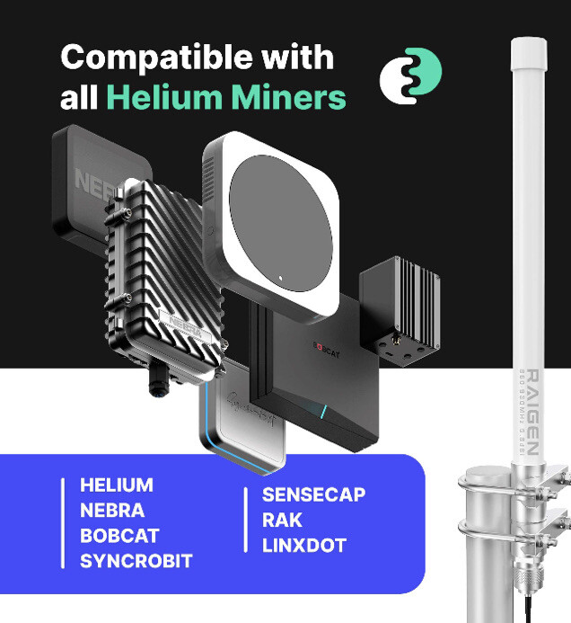 RAIGEN Helium Miner 10dBi Antenna Hotspot