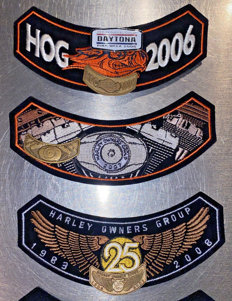 HOG Pin And Patch Harley Davidson Owners Group Lot 2000 Thru 2014 + Extras