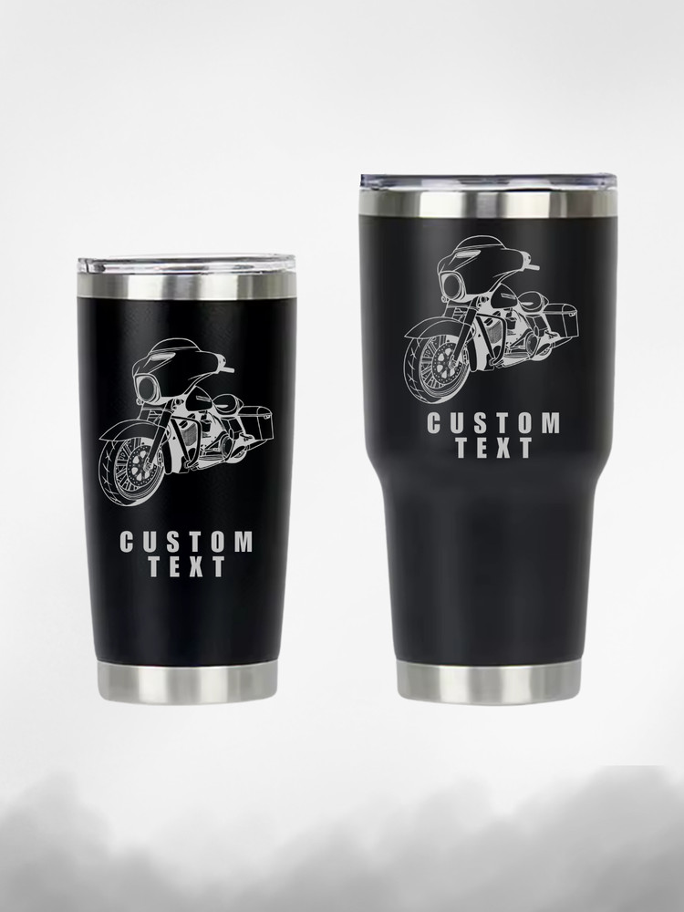 HARLEY DAVIDSON | 20/30OZ | ENGRAVED TUMBLERS | CUSTOM | FREE PERSONALIZATION
