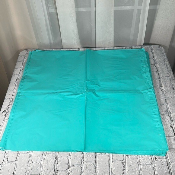 Huge Poly Mailer 24”x24” Teal Blue 30 mailers Big Poly Mailer