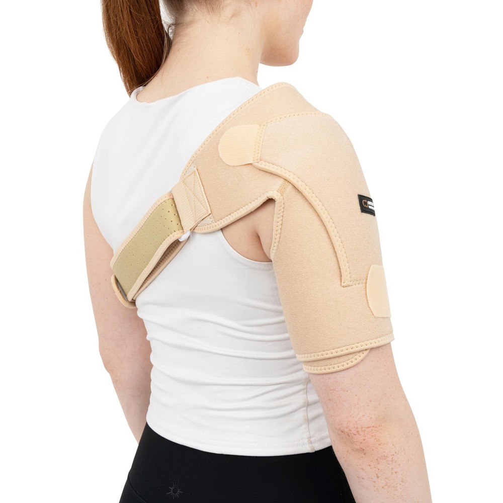 Copper Compression Recovery Shoulder Brace - Immobilizer for Torn Rotator Cuff,