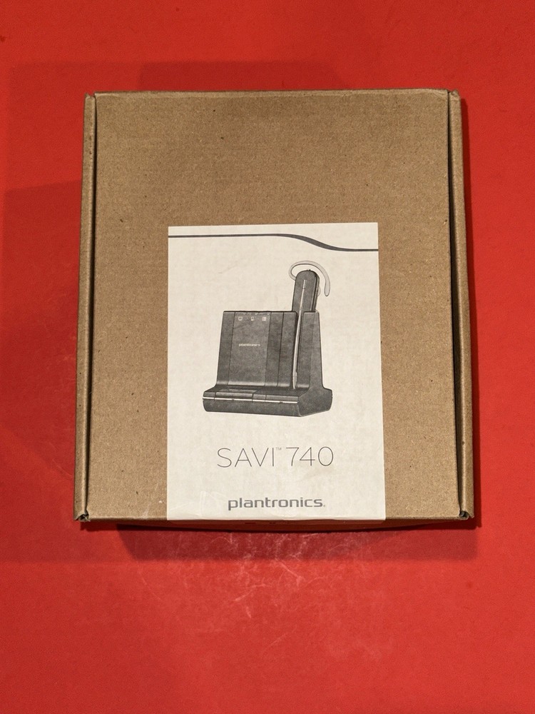 Plantronics W740 Savi 3 In 1 Multi-Device Wireless Bluetooth Headset System READ