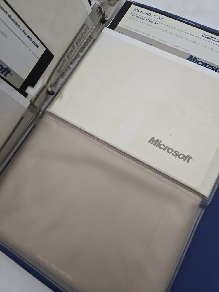 Microsoft COBOL Compiler LOT Reference Manual, User Guide & Disk Set