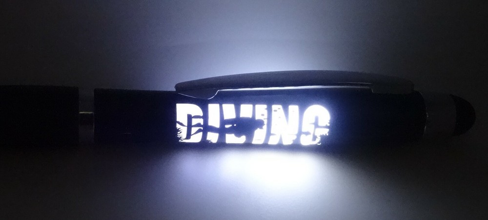 Scuba Diving / Lighted ink pen