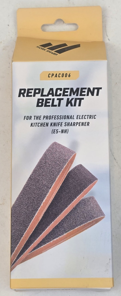 Work Sharp Replacement Belt Kit CPAC006 NIB Contains 3 Red Belts