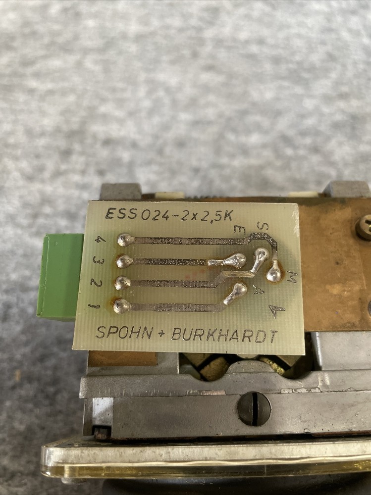 Spohn + Burkhardt 11FNVR Joystick Controller Used