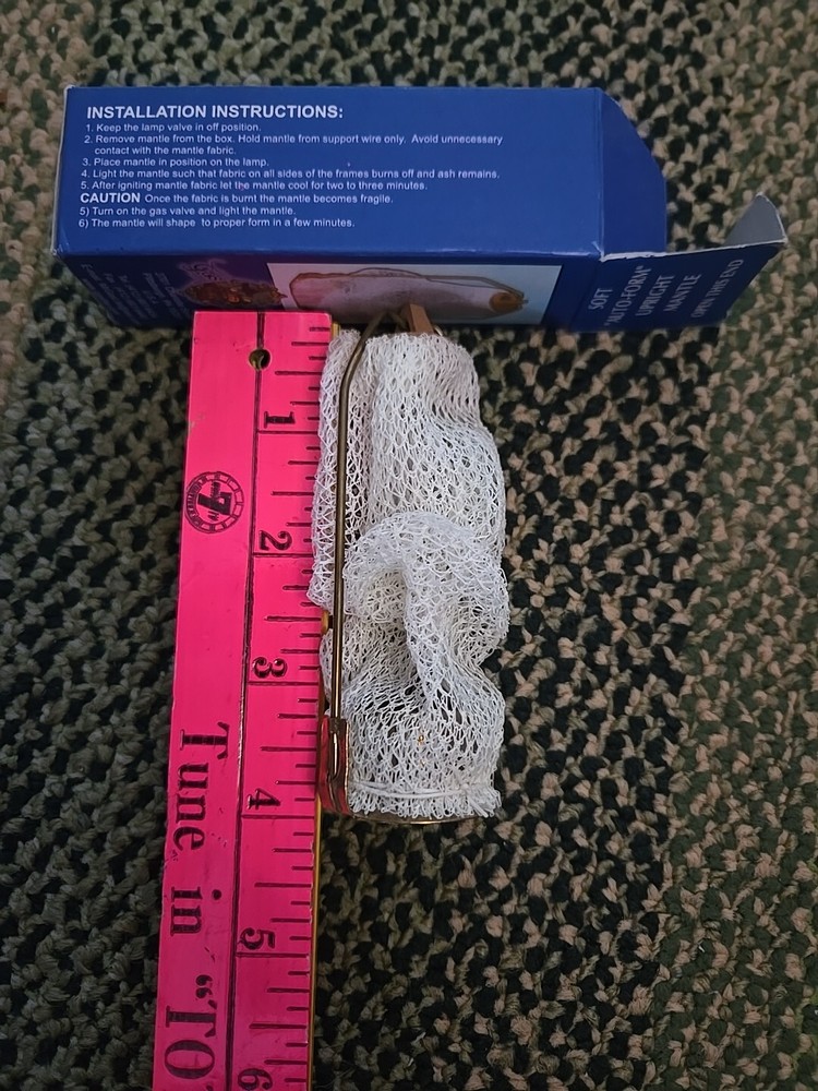 Gas Lite Soft Auto-form upright mantle