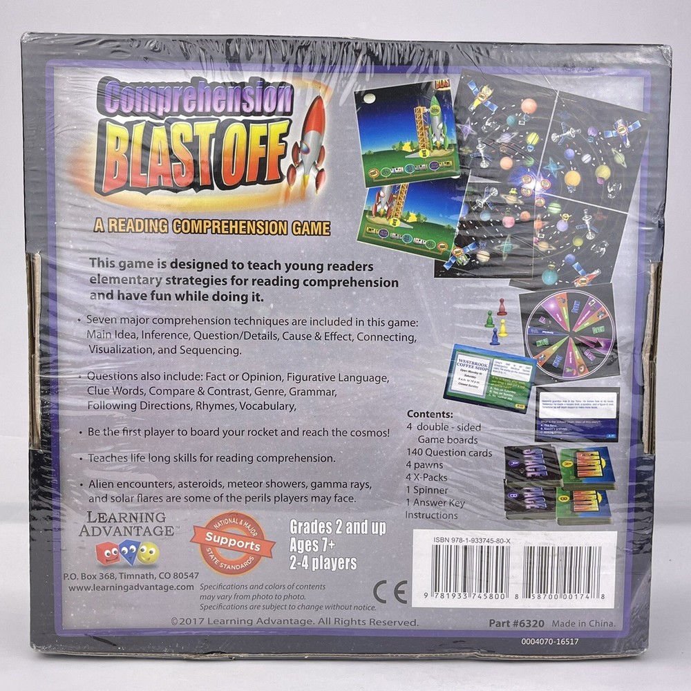 Comprehension Blast Off - A Reading Comprehension Game (Learning Advantage)