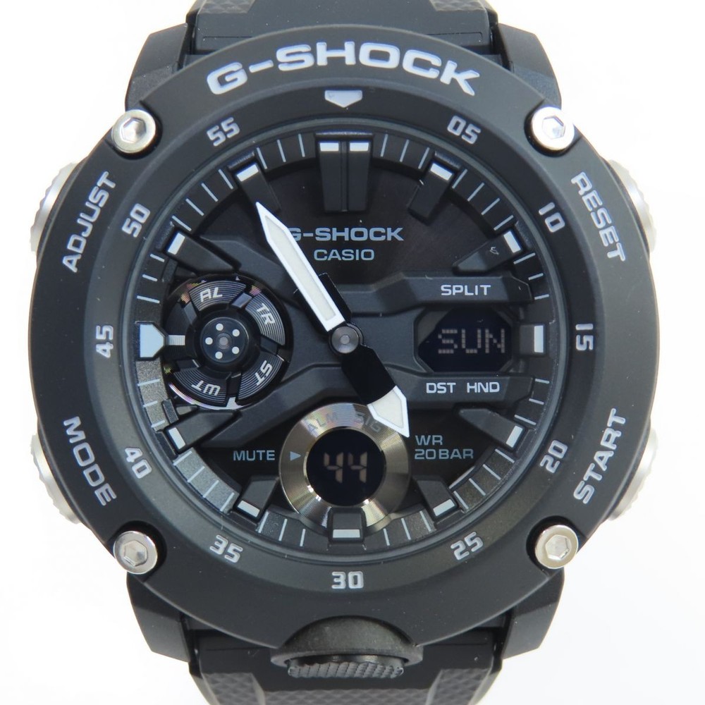 CASIO G SHOCK Carbon Core Guard Basic carbon core guard structure GA 2000S 1AJF