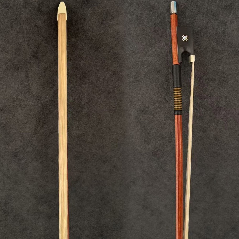 Master Pernambuco Octagonal Cello 4/4 Bow Ebony Parisan eye Frog Fast Nickle 80g