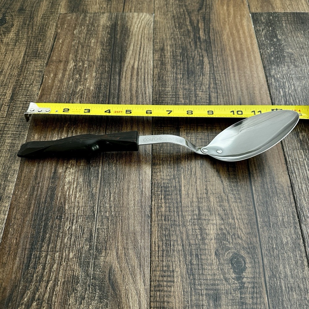 VTG Cutco 17 JH Solid Basting Serving Spoon Classic Dark Brown Handle USA