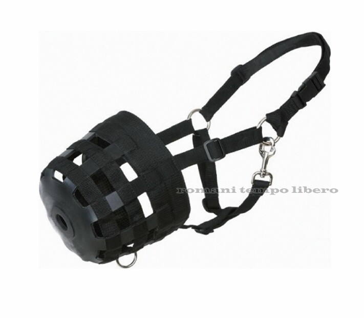 Muzzle for Horses in Nylon and Rubber