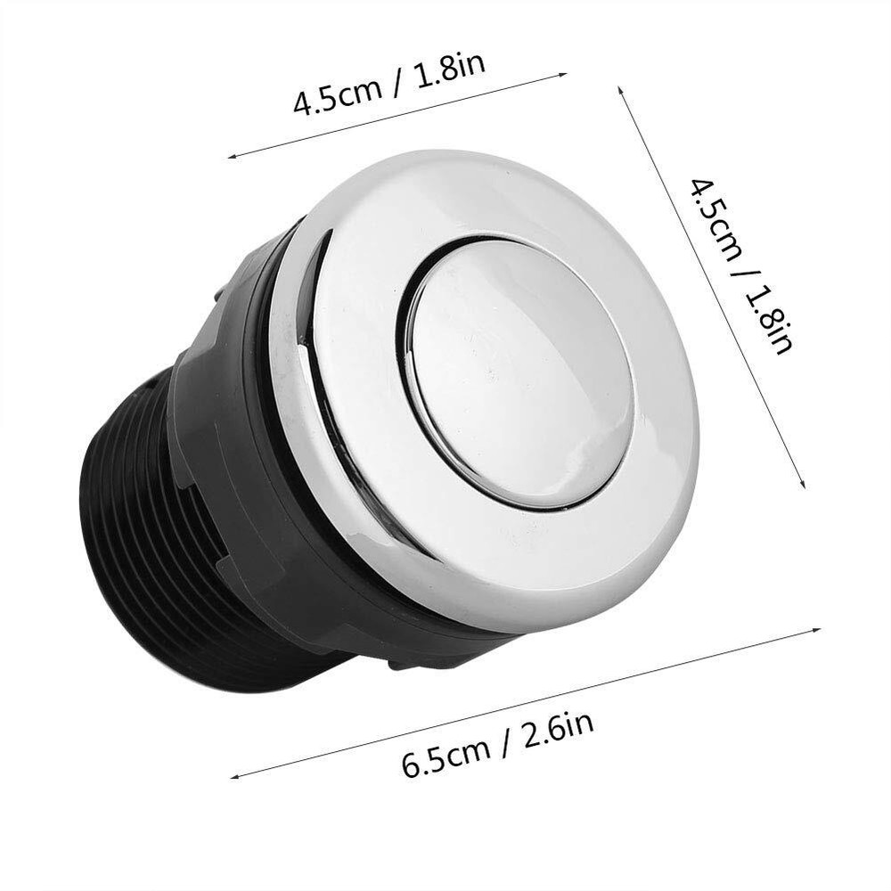 Air Button Switch Push Button Push Button Operation Silver