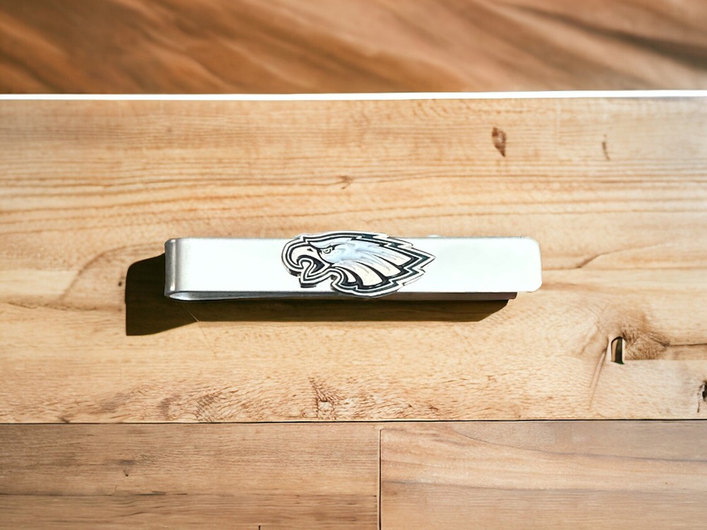 Philadelphia Eagles Cufflinks, Tie Clip, Or Complete Set