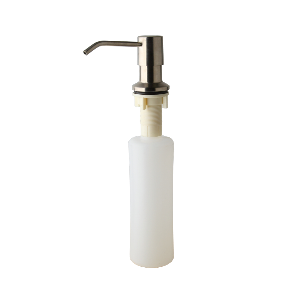 Deck Mounted Black Liquid Soap Dispenser Pump Bottle For Kitchen Sink