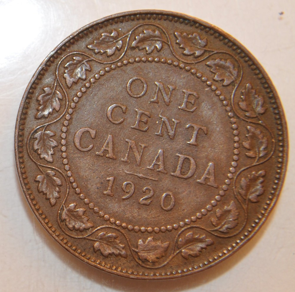 1920 Canada Large cent