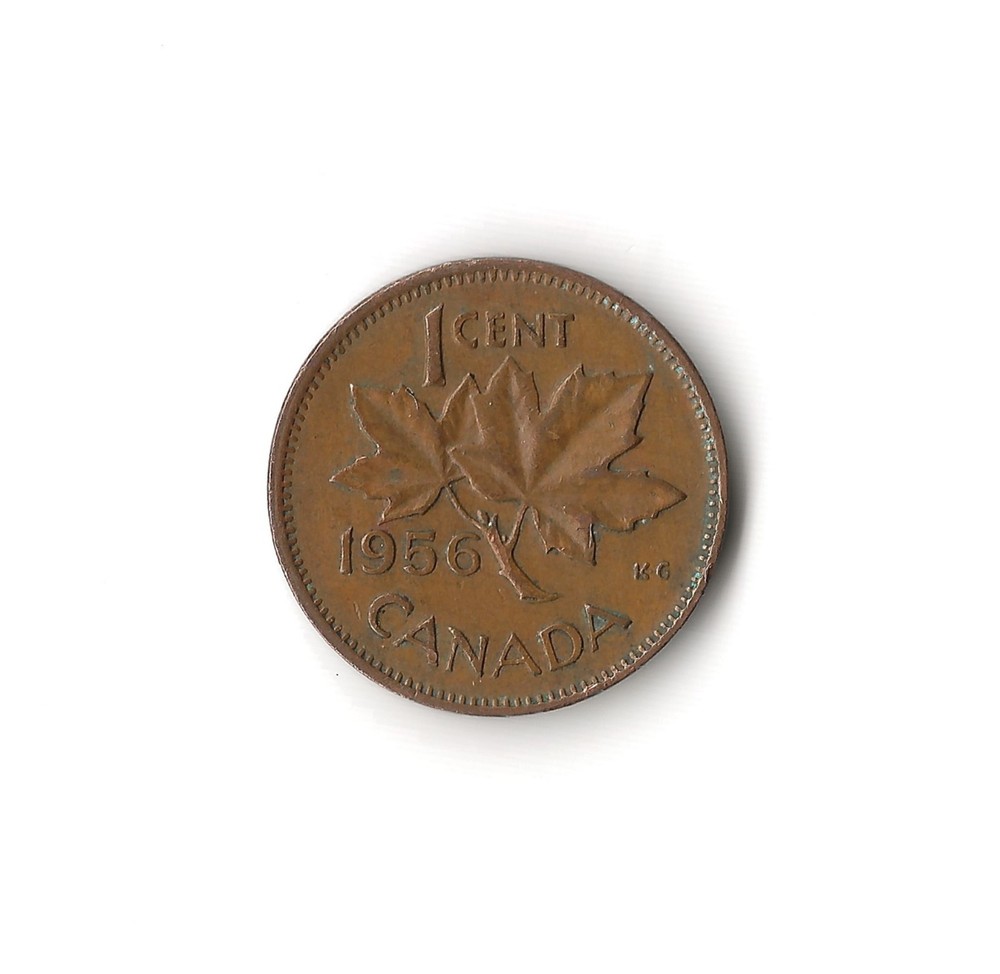 1956 Canada - 1 Cent - 843 - Bronze - 3.2g