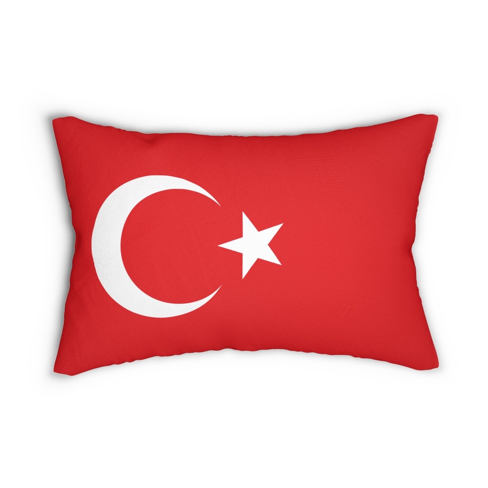 Turkey Flag Lumbar Pillow