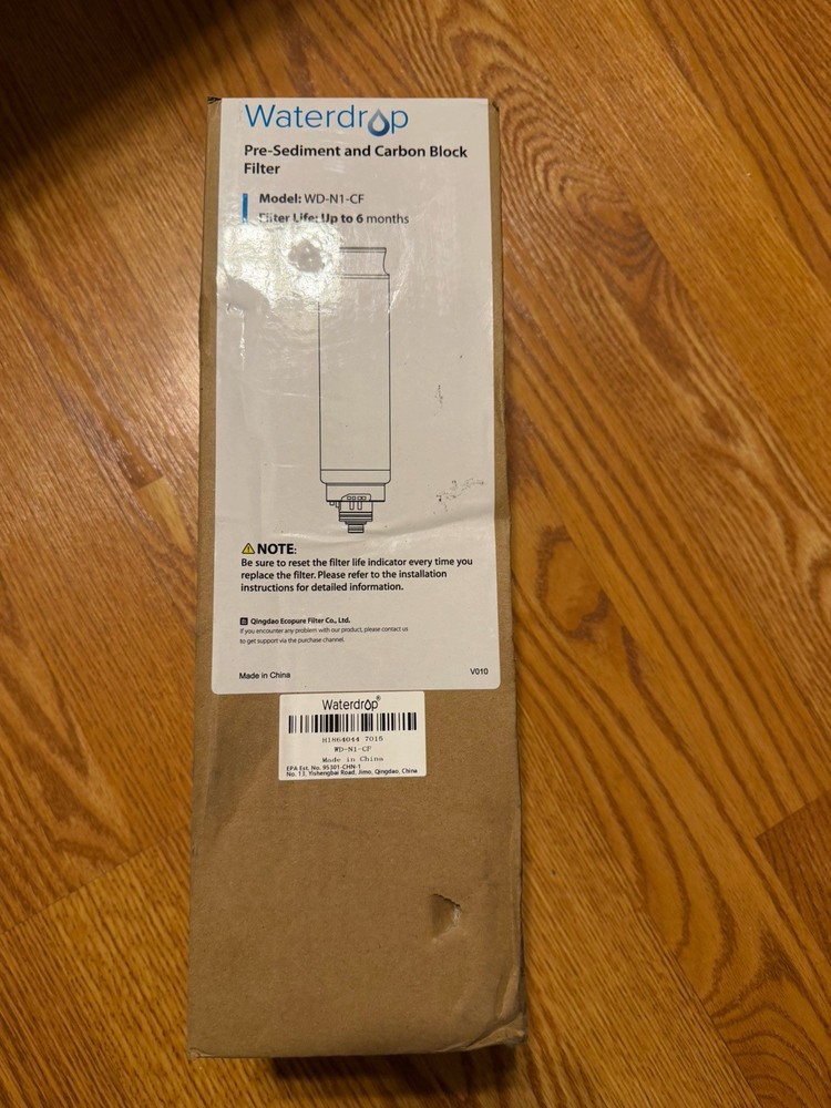 Waterdrop WD-N1-CF Pre-Sediment Carbon Block Filter for N1 Countertop RO System