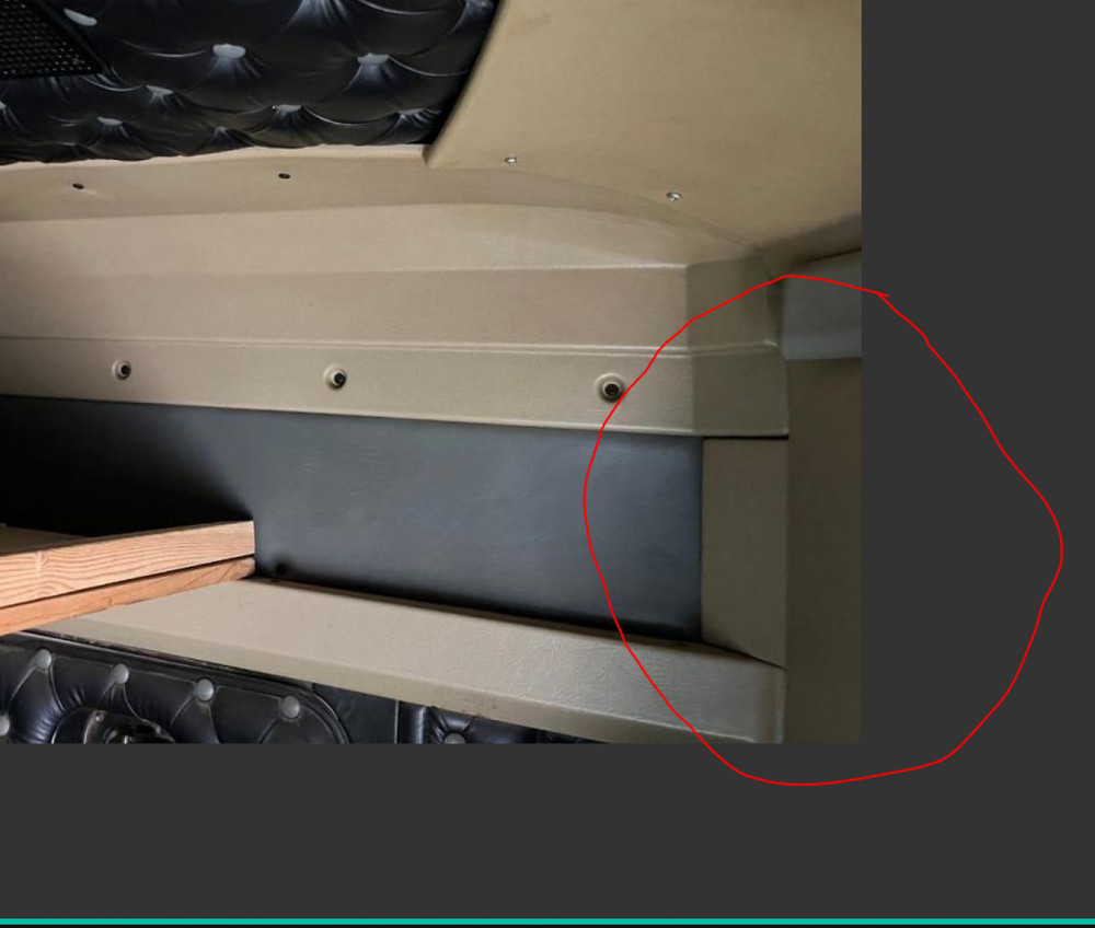 Kenworth W900L PLASTIC Left/Driver ABOVE PASSENGER Trim/Panel