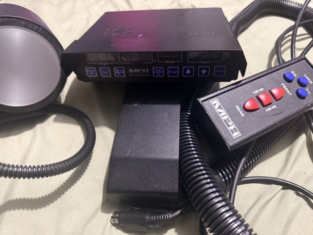 MPH Industries Python III Police Radar Control Panel & Keypad