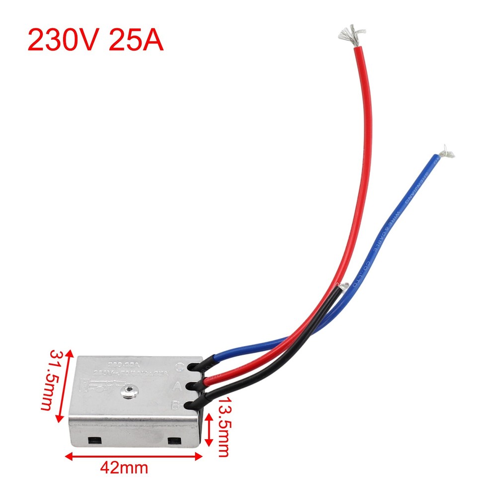 1pc 25A Soft Start Machines Switch Current Limiter for Angle Grinder Power Tools