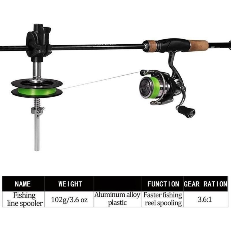 Fishing Line Spooler Universal Line Spooler Machine Spooling Tool