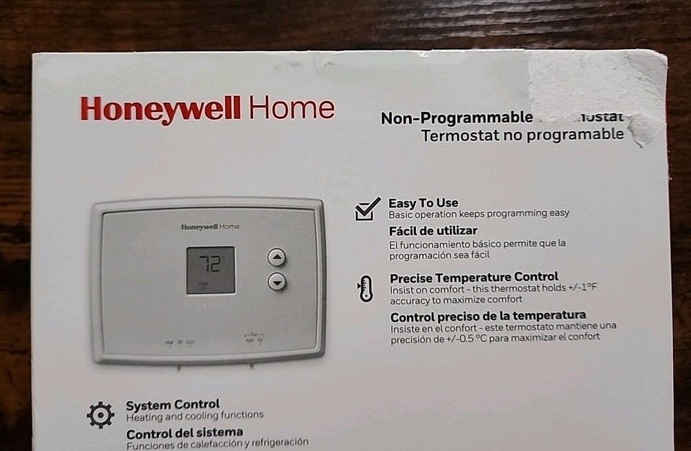 Honeywell Digital Non-Programmable Thermostat RTH111B Heating And Cooling