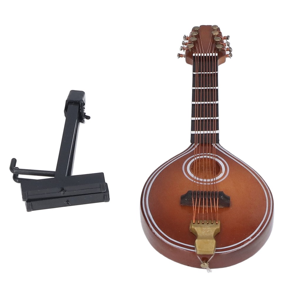 Mini Mandolin Instrument Space Saving Elegant Handmade 8 Strings Mandolin Mo NY9