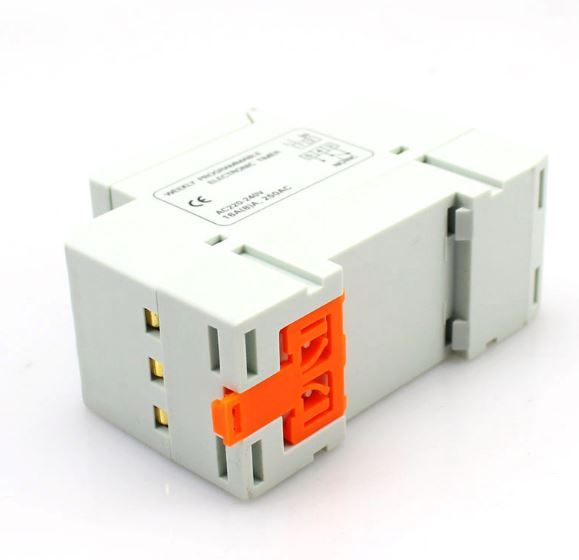 Digital LCD DIN Programmable Weekly Rail Timer AC 110V 16A Time Relay Switch New