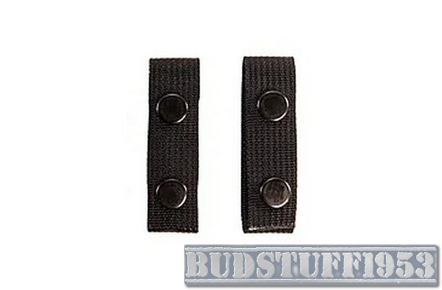 Duty Belt Keepers - 2 Pack 31DBK2BK Fastener/Closure Type: Button Snap