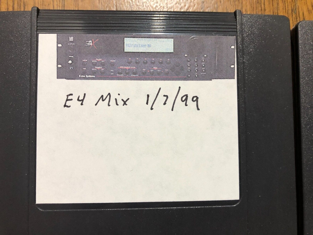 E-mu Emu E4 E6400 E5000 Sampler Iomega 3 Zip Disks With Sounds Library Formatted