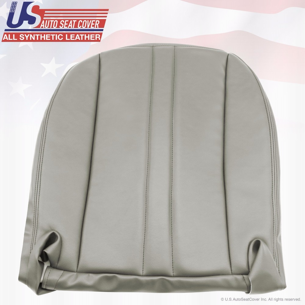 2003-2016 Chevy Express Van Driver Bottom Vinyl Seat Cover- Gray