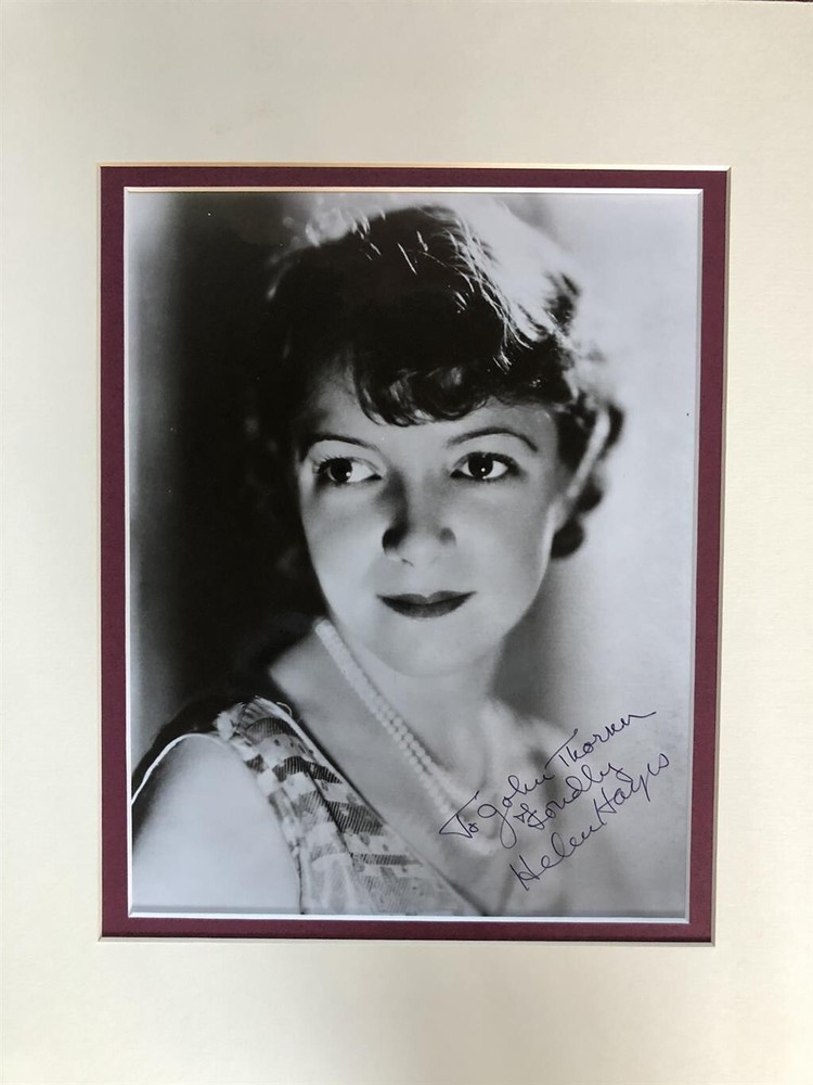 Helen Hayes- Matted Signed Photograph
