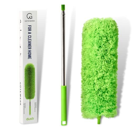 Extendable Microfiber Feather Duster, Feather Dusters for Cleaning, Ceiling