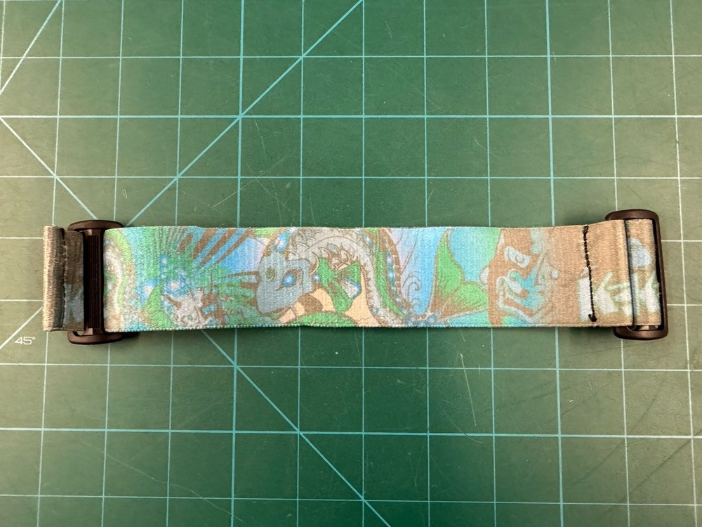 KM sublimated goggle strap for JT FLEX / SPECTRA. RARE!