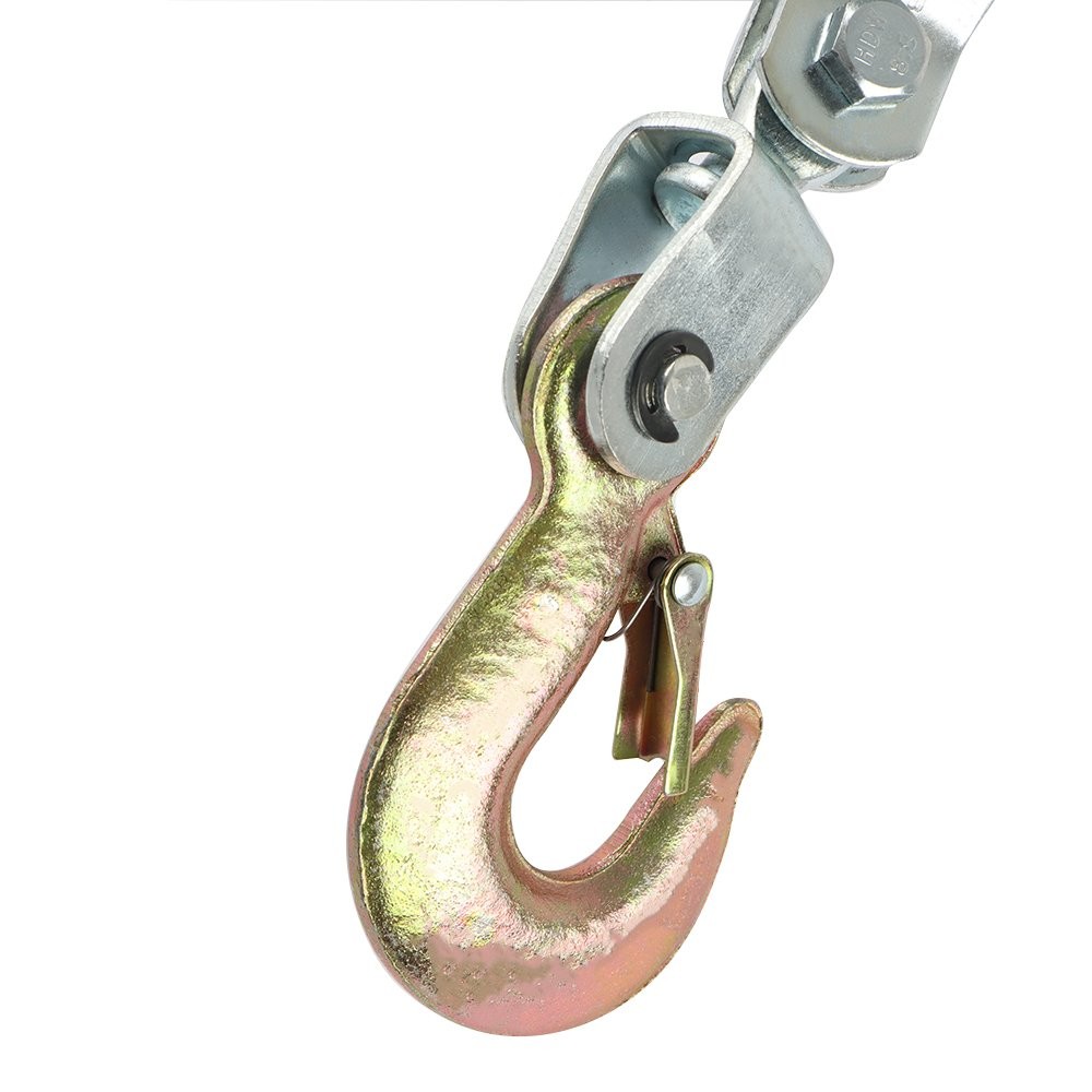 2 Ton Dual Gear Power Puller Ratcheting Gear Pulley System New