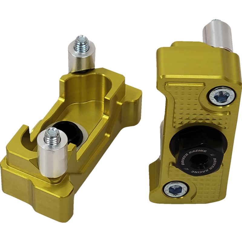 DRIVEN RACING Captive Axle Block Sliders - Gold - DRCAX204GD