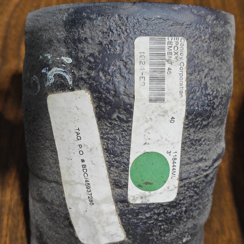 CONLEY 3" SCH 40 EPOXY ELBOW, 45 Deg