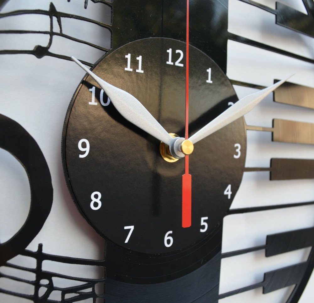 Sheriff Vinyl Record Wall Clock 12'' 30cm
