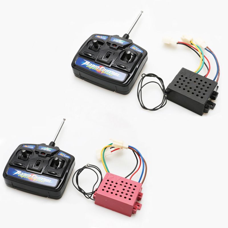 Transmitter Remote Receiver Rc Controller 4ch Boat And Double Motors Kit Diy Car