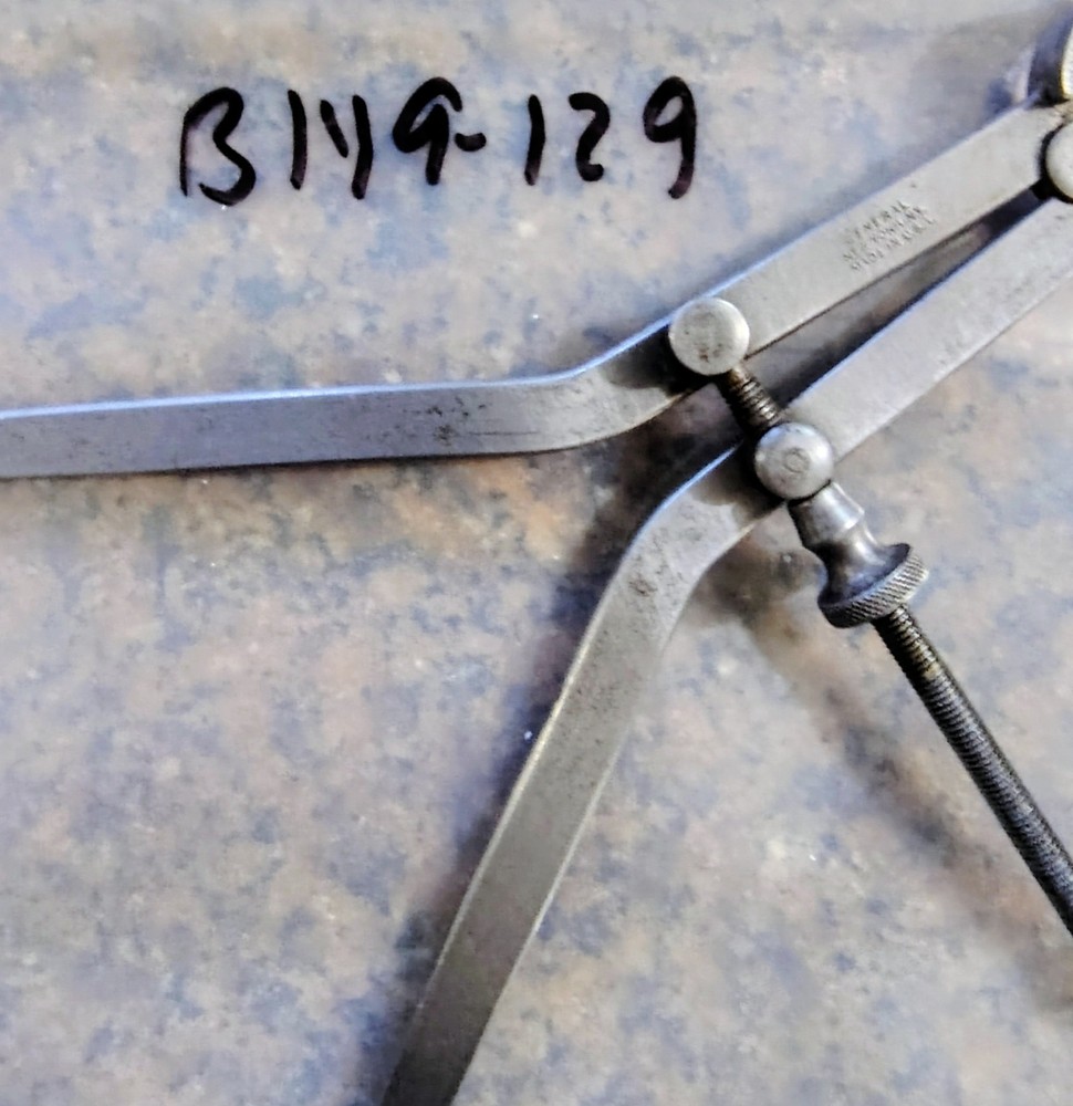 🗽 VINTAGE 8" GENERAL OD CALIPER MACHINIST/ TOOLMAKER