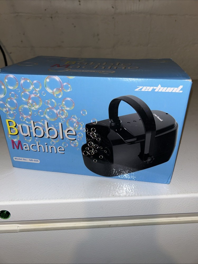 Zerhunt QB-806 Bubble Machine with 1/2 Bottle of Bubbles