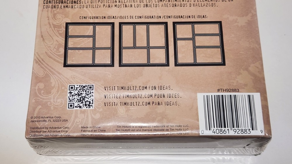 Tim Holtz Idea-ology Configurations Compartments Mini Display 5.5" TH92883