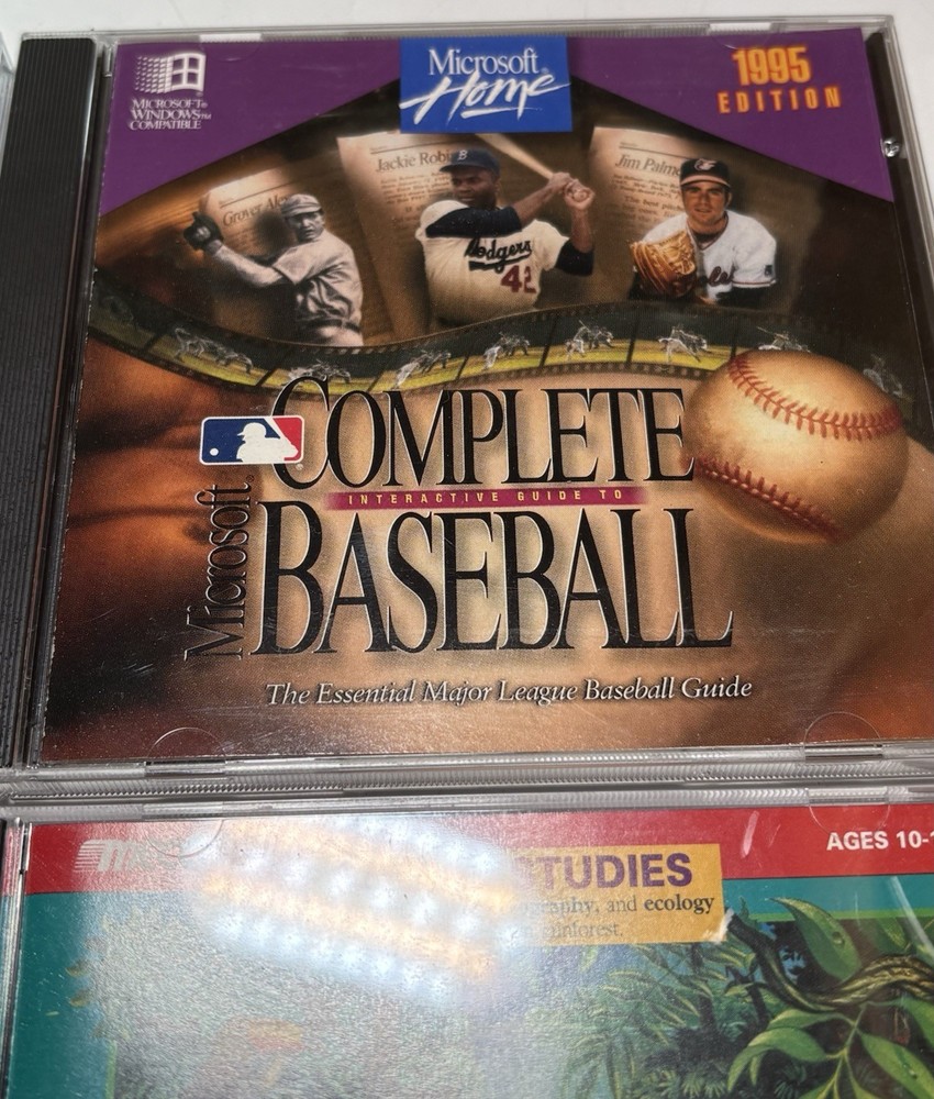 4 Old Vintage Pc CD Rom Mac IBM Microsoft Windows Macintosh MPC Games Media CDs