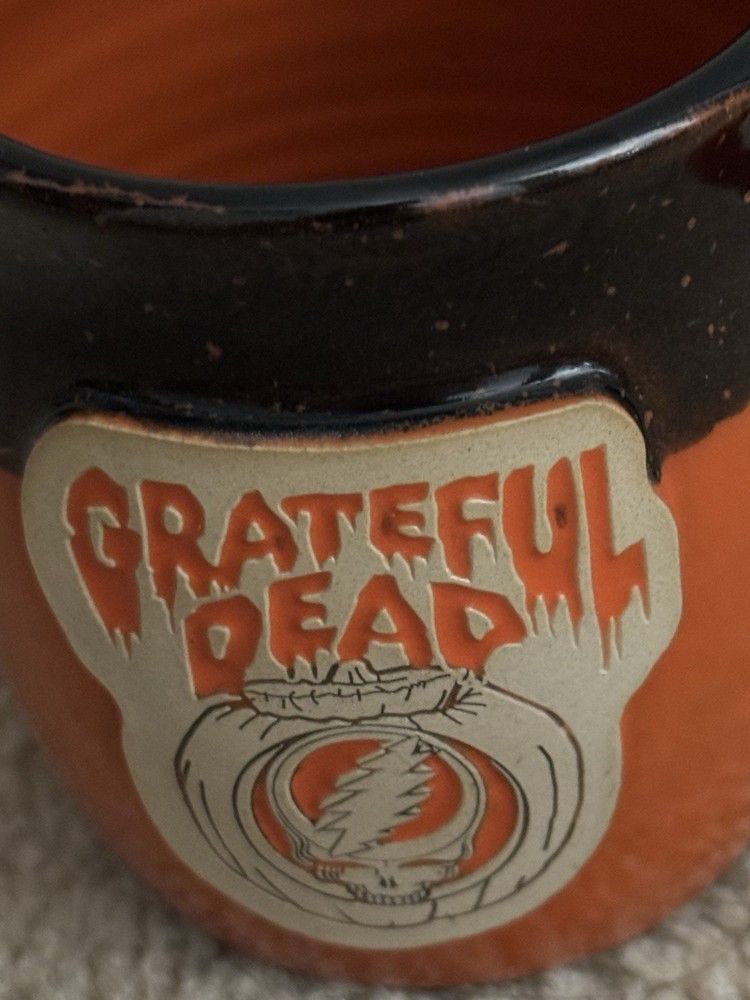 Grateful Dead SYF Pumpkin Java Taster Pottery Mug! Grateful Dead