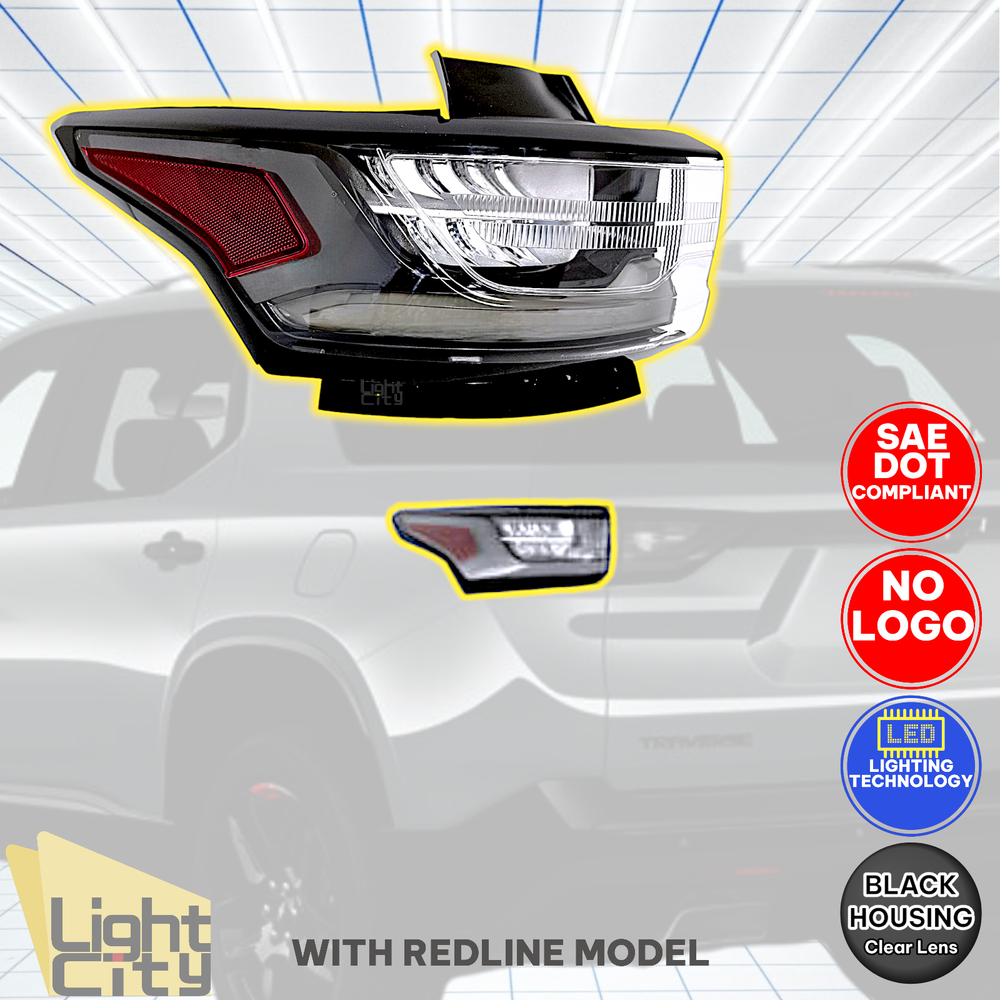 For 2018-2021 Chevy Traverse Driver Side Outer Tail Light (w/ REDLINE) LH