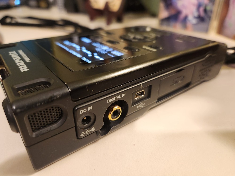 Marantz PMD661 Professional Solid State Field Recorder XLR Phantom Power Tested