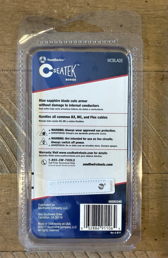 Southwire MCBLADE BX/MC Cutter Replacement Blade USA
