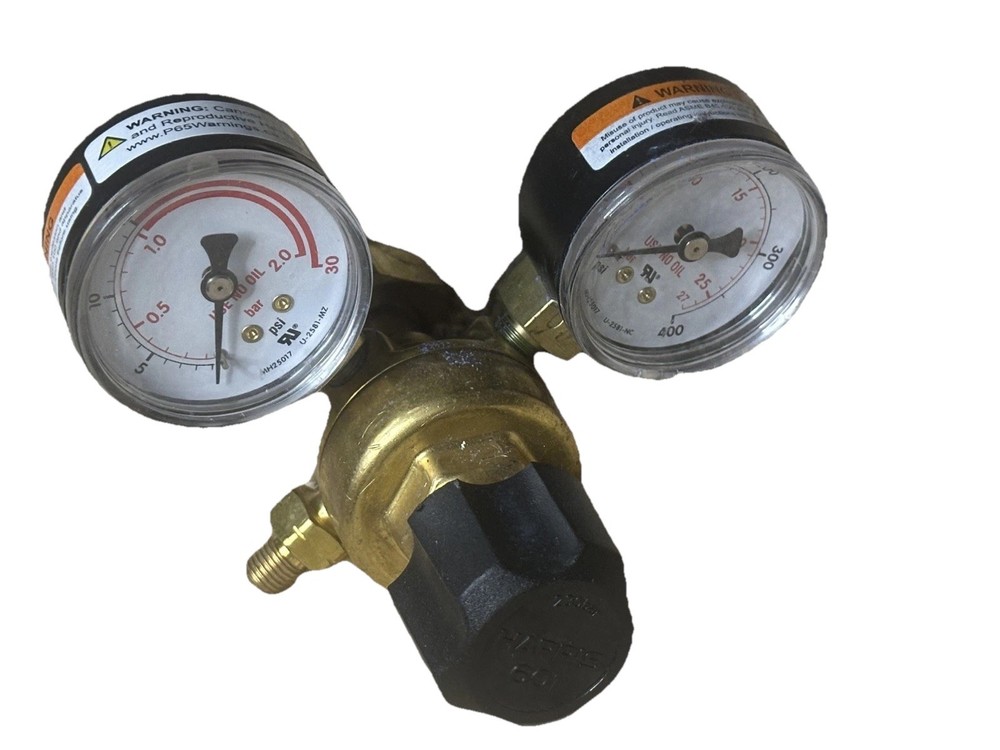 harris argon regulator Acetylene CGA-520  #1011